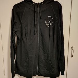 Torrid Black Hoodie w/ skull design
